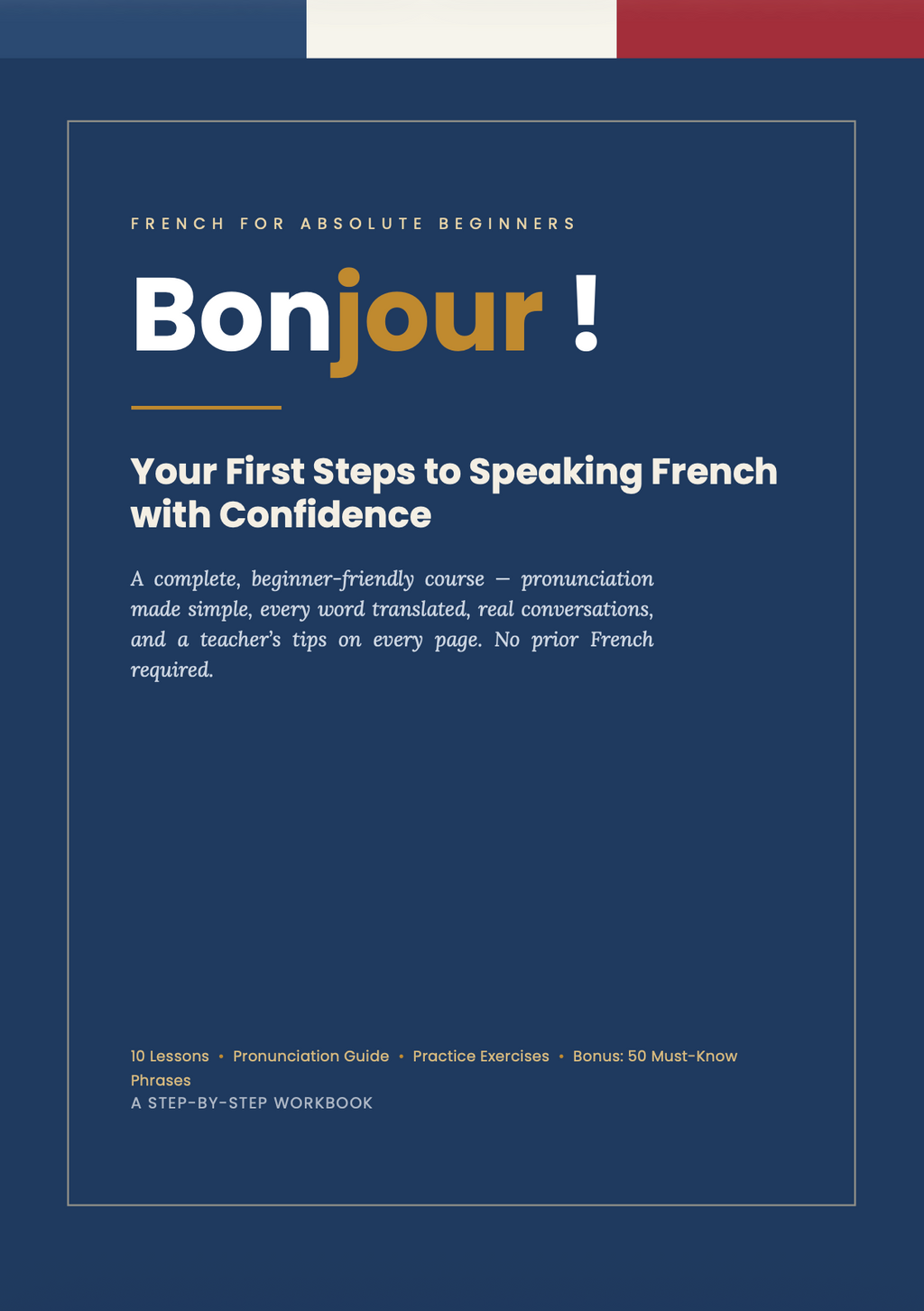 BONJOUR French for Beginners (E-Book)